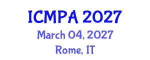 International Conference on Mathematical Physics and Applications (ICMPA) March 04, 2027 - Rome, Italy