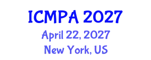 International Conference on Mathematical Physics and Applications (ICMPA) April 22, 2027 - New York, United States