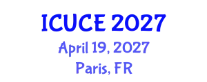 International Conference on Urban and Civil Engineering (ICUCE) April 19, 2027 - Paris, France