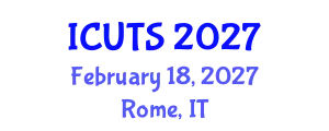 International Conference on Urban Transformations and Sustainability (ICUTS) February 18, 2027 - Rome, Italy
