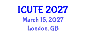 International Conference on Urban Transport and Environment (ICUTE) March 15, 2027 - London, United Kingdom