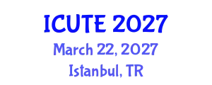 International Conference on Urban Transport and Environment (ICUTE) March 22, 2027 - Istanbul, Turkey