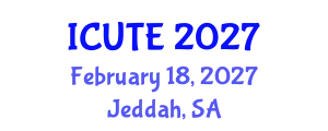 International Conference on Urban Transport and Environment (ICUTE) February 18, 2027 - Jeddah, Saudi Arabia