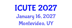 International Conference on Urban Transport and Environment (ICUTE) January 16, 2027 - Montevideo, Uruguay