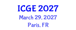 International Conference on Geomatics Engineering (ICGE) March 29, 2027 - Paris, France