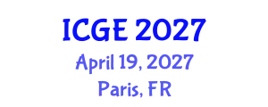 International Conference on Geomatics Engineering (ICGE) April 19, 2027 - Paris, France