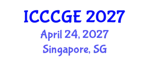 International Conference on Civil, Construction and Geological Engineering (ICCCGE) April 24, 2027 - Singapore, Singapore