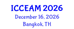 International Conference on Civil Engineering and Applied Mechanics (ICCEAM) December 16, 2026 - Bangkok, Thailand