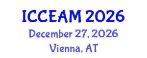 International Conference on Civil Engineering and Applied Mechanics (ICCEAM) December 27, 2026 - Vienna, Austria