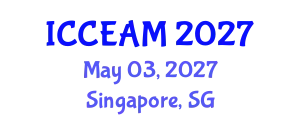International Conference on Civil Engineering and Applied Mechanics (ICCEAM) May 03, 2027 - Singapore, Singapore