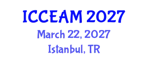 International Conference on Civil Engineering and Applied Mechanics (ICCEAM) March 22, 2027 - Istanbul, Turkey