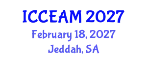 International Conference on Civil Engineering and Applied Mechanics (ICCEAM) February 18, 2027 - Jeddah, Saudi Arabia