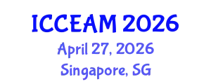 International Conference on Civil Engineering and Applied Mechanics (ICCEAM) April 27, 2026 - Singapore, Singapore