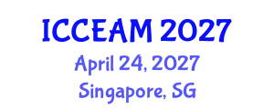 International Conference on Civil Engineering and Applied Mechanics (ICCEAM) April 24, 2027 - Singapore, Singapore