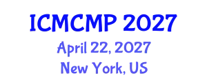 International Conference on Mathematical and Computational Methods in Physics (ICMCMP) April 22, 2027 - New York, United States