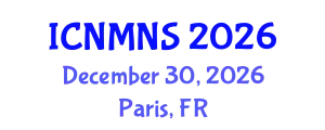 International Conference on Nuclear Materials and Nuclear Security (ICNMNS) December 30, 2026 - Paris, France