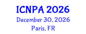 International Conference on Neutrino Physics and Astrophysics (ICNPA) December 30, 2026 - Paris, France