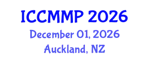 International Conference on Condensed Matter and Materials Physics (ICCMMP) December 01, 2026 - Auckland, New Zealand