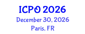 International Conference on Photonics and Optoelectronics (ICPO) December 30, 2026 - Paris, France