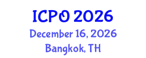 International Conference on Photonics and Optoelectronics (ICPO) December 16, 2026 - Bangkok, Thailand