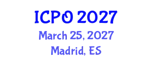 International Conference on Photonics and Optoelectronics (ICPO) March 25, 2027 - Madrid, Spain