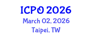International Conference on Photonics and Optoelectronics (ICPO) March 02, 2026 - Taipei, Taiwan