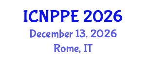 International Conference on Nuclear Power Plants Engineering (ICNPPE) December 13, 2026 - Rome, Italy