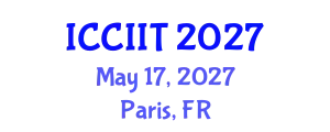International Conference on Communication, Internet and Information Technology (ICCIIT) May 17, 2027 - Paris, France