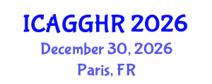 International Conference on Anti-Corruption, Good Governance and Human Rights (ICAGGHR) December 30, 2026 - Paris, France