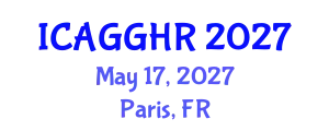 International Conference on Anti-Corruption, Good Governance and Human Rights (ICAGGHR) May 17, 2027 - Paris, France