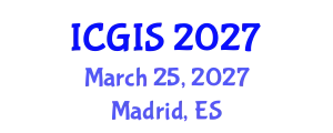 International Conference on Geographic Information Systems (ICGIS) March 25, 2027 - Madrid, Spain