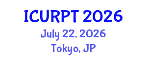 International Conference on Urban, Regional Planning and Transportation (ICURPT) July 22, 2026 - Tokyo, Japan