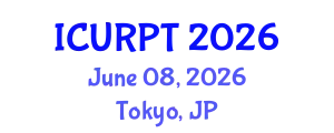 International Conference on Urban, Regional Planning and Transportation (ICURPT) June 08, 2026 - Tokyo, Japan