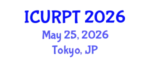 International Conference on Urban, Regional Planning and Transportation (ICURPT) May 25, 2026 - Tokyo, Japan