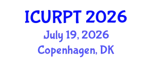 International Conference on Urban, Regional Planning and Transportation (ICURPT) July 19, 2026 - Copenhagen, Denmark