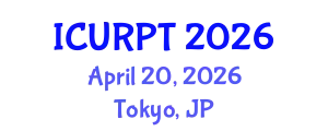 International Conference on Urban, Regional Planning and Transportation (ICURPT) April 20, 2026 - Tokyo, Japan