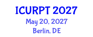 International Conference on Urban, Regional Planning and Transportation (ICURPT) May 20, 2027 - Berlin, Germany