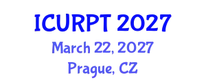 International Conference on Urban, Regional Planning and Transportation (ICURPT) March 22, 2027 - Prague, Czechia