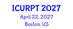 International Conference on Urban, Regional Planning and Transportation (ICURPT) April 22, 2027 - Boston, United States