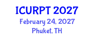 International Conference on Urban, Regional Planning and Transportation (ICURPT) February 24, 2027 - Phuket, Thailand