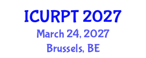 International Conference on Urban, Regional Planning and Transportation (ICURPT) March 24, 2027 - Brussels, Belgium