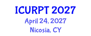 International Conference on Urban, Regional Planning and Transportation (ICURPT) April 24, 2027 - Nicosia, Cyprus