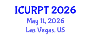 International Conference on Urban, Regional Planning and Transportation (ICURPT) May 11, 2026 - Las Vegas, United States