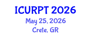 International Conference on Urban, Regional Planning and Transportation (ICURPT) May 25, 2026 - Crete, Greece