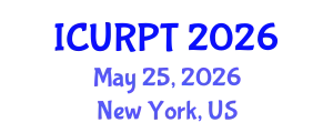 International Conference on Urban, Regional Planning and Transportation (ICURPT) May 25, 2026 - New York, United States