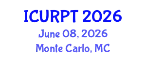 International Conference on Urban, Regional Planning and Transportation (ICURPT) June 08, 2026 - Monte Carlo, Monaco