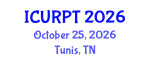 International Conference on Urban, Regional Planning and Transportation (ICURPT) October 25, 2026 - Tunis, Tunisia