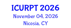International Conference on Urban, Regional Planning and Transportation (ICURPT) November 04, 2026 - Nicosia, Cyprus