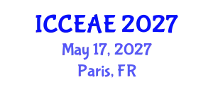 International Conference on Civil, Environmental and Architectural Engineering (ICCEAE) May 17, 2027 - Paris, France
