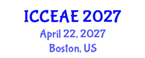 International Conference on Civil, Environmental and Architectural Engineering (ICCEAE) April 22, 2027 - Boston, United States